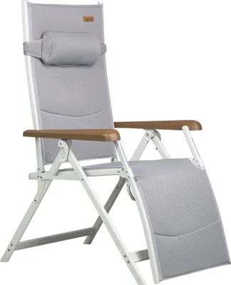 Produktbild von Westfield Relaxliege Premium-ErgoLounger hellgrau bis 140kg