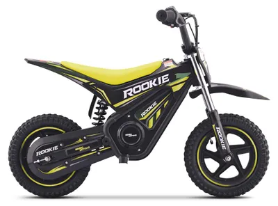 Produktbild von Elektro Pocket Bike für Kinder Rookie 24V (12") – Grün – Lithium-Akku, 250 W bürstenloser Motor, Scheibenbremse