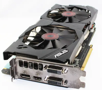 Produktbild von Asus Nvidia GeForce Strix GTX970-DC2OC-4GD5 Gaming Grafikkarte