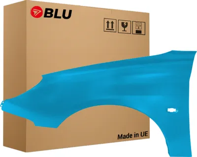 Image de BLU Aile Compatible avec Peugeot 206 KNY Gauche Blau Bleu Tivoli Metallic | 1998-2009 | Avant | Peint| Pr?t ? Monter | Acier
