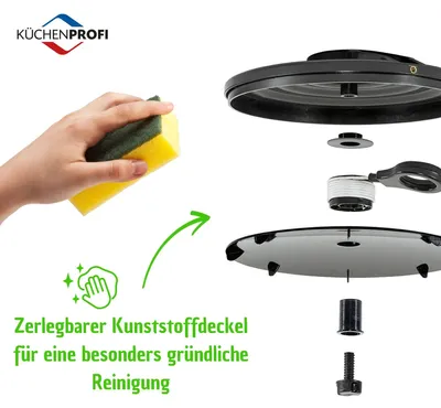 Produktbild von Küchenprofi Salatschleuder WAVE Edelstahl 3.25 L Ø 24.5