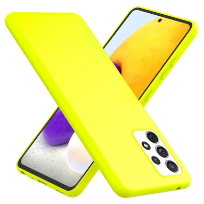 Zdjęcie produktu dla Etui na telefon komórkowy NALIA Neon do Samsung Galaxy A72, silikonowe miękkie etui na telefon Żółty