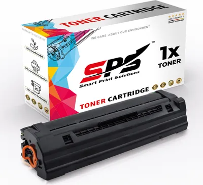 A toner cartridge and its packaging are displayed against a white background.
