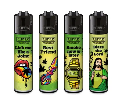 Produktbild von Clipper Feuerzeug 4er Set FFX 420 Statements #2