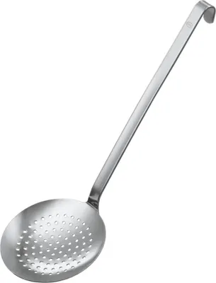 Produktbild von Rösle Haken Schaumlöffel flach grob gelocht 12 cm