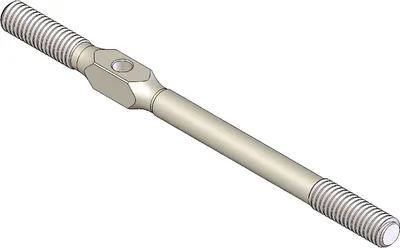 Produktbild von KM Titan Gewindestange 48mm (2 Stk.)