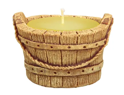 Image de Bougie Nohel Garden CITRONELLA KYBLIK emballage en plâtre d11x7,5cm