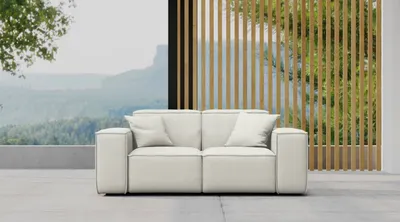 Produktbild von Kaiser Möbel, Gartenmöbel set, sofa 2 sitze für den Garten Terrasse, MALIBU den Hof, gemütliche, ODYSSEY Creme