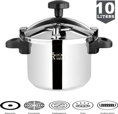 Produktbild von Induktion Schnellkochtopf 4-6-8-10 L Koch Topf Kochtopf Dampfkochtop EDELSTAHL 10L