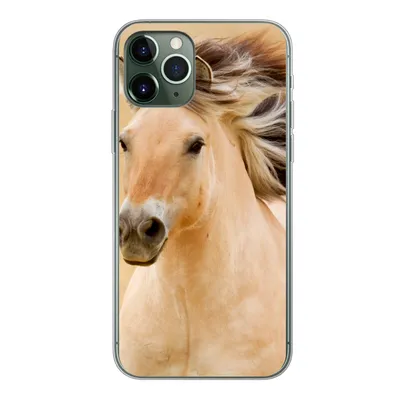 Produktbild von MuchoWow® Handyhülle Schutzhülle Hülle für iPhone 11 Pro Pferde - Tiere - Mähne - Porträt Silikon Softcase Handy Hülle - Handy