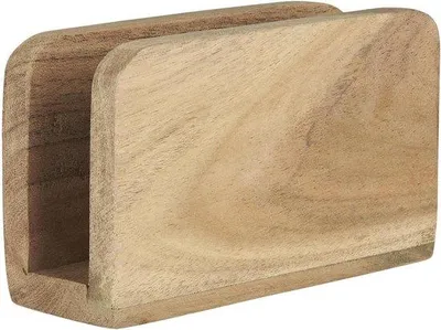 Produktbild von Holzservierhalter vertikal mit Extraspeicher