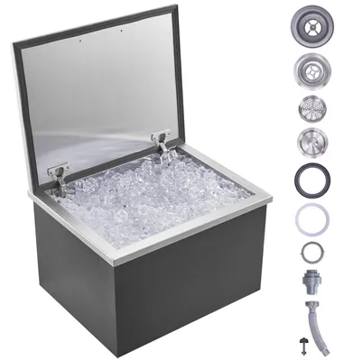 Produktbild von Einbau-Kühlbox – Kühlbehälter – Eisbehälter – Eisaufbewahrungsbox – Trockeneisbehälter – Fassungsvermögen: 44 Liter