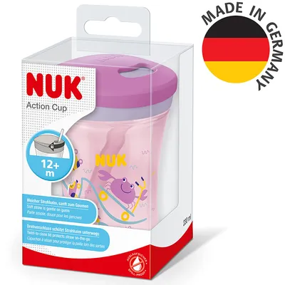 Immagine prodotto di NUK 10255600 NUK Trinklernbecher Action Cup 230ml rosa