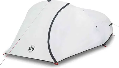 Produktbild von vidaXL Kuppel-Campingzelt 4 Personen Weiß Dunkel Wasserdicht