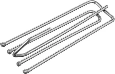 Produktbild von Vorhanghaken 40 Stück Antirutsch 70x23mm Einfach