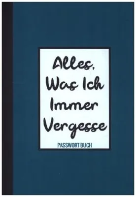 Produktbild von Passwort Buch - Alles, was ich immer vergesse