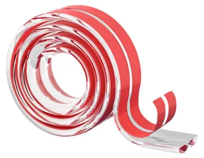 Produktbild von INF Transparente TPE Eckenschutzleiste selbstklebend 5m und 3m zuschneidbar 5 m