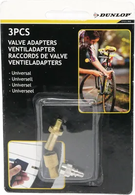 Obrázok produktu pre Adaptér ventilu Av-Dv / Dv / Fv-Av / Fv-Dv 3Szt Dunlop