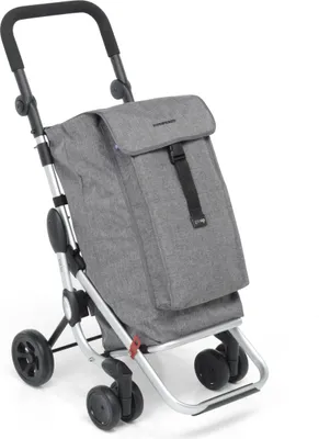 Produktbild von Foppapedretti Go Up, Trolley-Tasche, Aluminium, Schwarz, Grau, Aluminium, Stoff, Gummi, Thermoschaum, Einfarbig, Go Up, 6 l