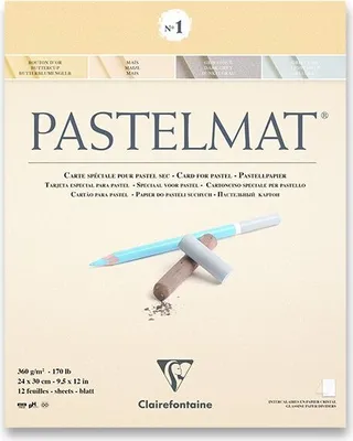 Image de Clairefontaine Pastelmat N°1 24x30 360g 12feuilles
