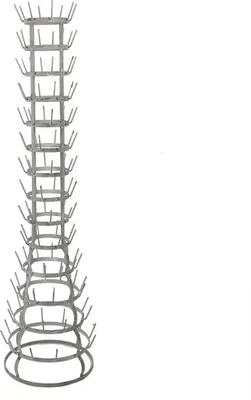 Produktbild von Clayre & Eef Tassenhalter Ø 41x148 cm Grau Metall