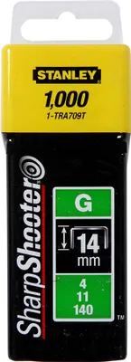 Immagine prodotto di Stanley 14MM/9/16"H/D STAPLES(1 000) 140GTYPE