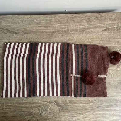 Productafbeelding van SWAT PANY Dames Pashmina sjaal, geschikt voor avondkleding - Bruin
