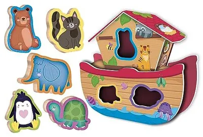 Immagine prodotto di Lisciani Montessori giocattolo didattico in legno Divertimento animale Arca di Noè