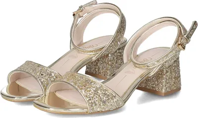 Produktbild von Buffalo Damen Sandaletten/ Riemchensandaletten RAINELLE Gold Synthetik Größe: 37