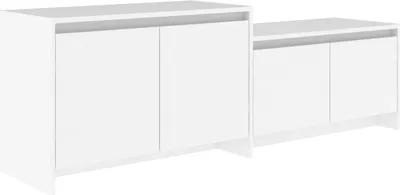 Obrázek produktu pro vidaXL TV skříňka bílá 146,5x35x50 cm výrobek ze dřeva