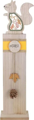 Produktbild von TrendLine Dekoaufsteller Holz Eichhörnchen 58 x 14 cm natur