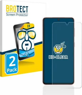 Produktbild von 2x Für Samsung Galaxy S21 / 5G Schutzfolie BROTECT Displayschutz Display Schutz Folie Klar Transparent