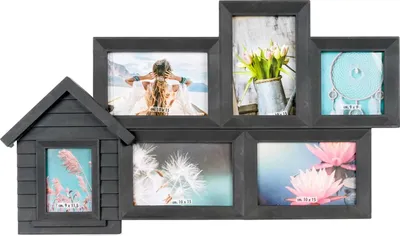 Produktbild von Galerierahmen schwarz 6 Fotos