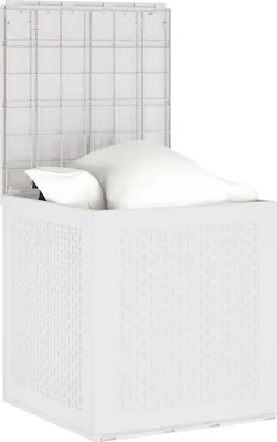 Immagine prodotto di vidaXL Scatola portaoggetti con contenitore Bianco 55 x 53 x 57 cm Polipropilene
