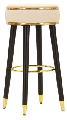 Produktbild von Mauro Ferretti Barhocker LONDON Creme 38x74 cm