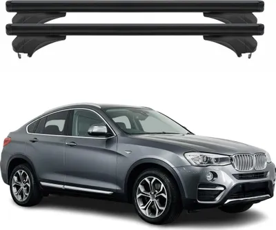 Immagine prodotto di Portapacchi Menabo per BMW X4 F26 2014-2018 in alluminio nero, 2 pezzi