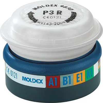 Produktbild von Moldex Kombinationsfilter EasyLock 9730, DIN EN 14387 + A1, ABEK1 Hg P3 R D