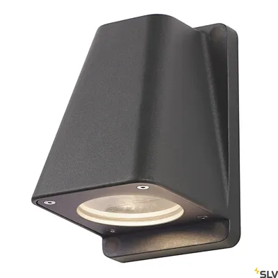 Zdjęcie produktu dla SLV Wallyx 227195 Outdoor wall light HV halogen, LED (monochrome) GU10 50 W Anthracite