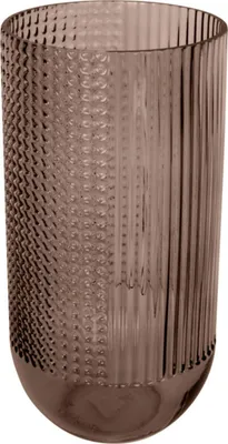 Produktbild von Present Time - Vase Attract - Schokoladenbraun - Ø15x30cm