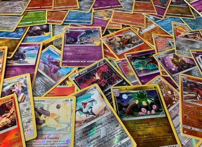 Produktbild von Pokémon Reverse-Holo Karten, 20 verschiedene