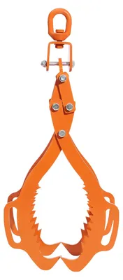 Image de Crochet de levage à 4 griffes, acier haute résistance, capacité de charge élevée, rouge
