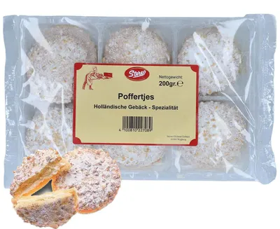 Image de Stereo Poffertjes biscuits fourrés à la vanille fine 200g