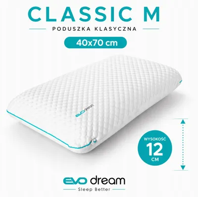 Produktbild von EvoDream Classic M Orthopädisches Kissen für Seiten- und Rückenschläfer