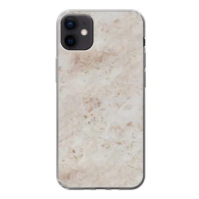 Produktbild von MuchoWow® Handyhülle Schutzhülle Hülle für iPhone 12 mini Marmor - Muster - Braun Silikon Softcase Handy Hülle - Bild