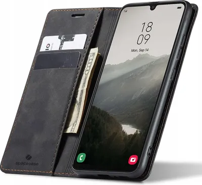 Immagine prodotto di SPACECASE Custodia flip a portafoglio per Galaxy A34 5G Nero