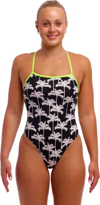 Produktbild von Funkita Strapped In One Piece Badeanzug Schwarz AUS 14 Damen Schwarz AUS 14