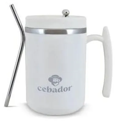 Produktbild von Cebador Drinly Thermobecher mit Bombilla und Deckel - 330 ml