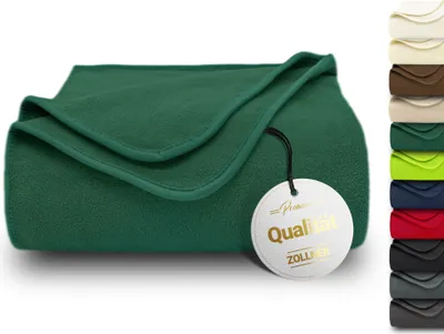 Produktbild von Kuscheldecke, 130x170 cm, Polar-Fleece, dunkelgrün