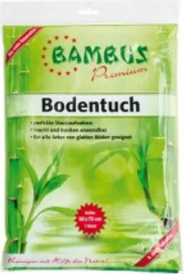 Produktbild von Premium Bambus Bodentuch 50 x 70 cm, trocken & feucht verwendbar, maschinenwaschbar bis 60°C