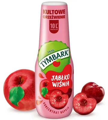 Image de Sirop Tymbark Pomme-Cerise 500 ml, 1 bouteille